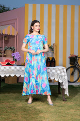 FULL BLOOM - Floral maxi dress