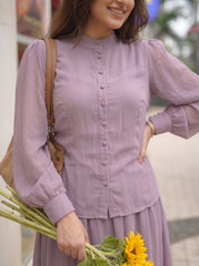 Lavender Grace Chiffon Set