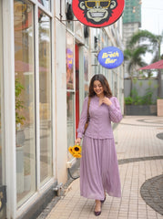 Lavender Grace Chiffon Set